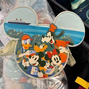 Loungefly Disney Cruise Line Mickey Mouse & Friends Bag 🆕 Shoulder/Crossbody